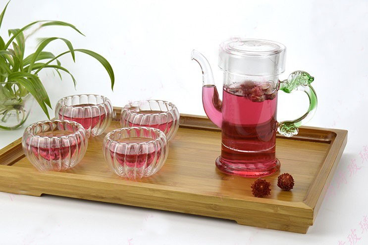 耐热玻璃茶具龙把红茶壶透明耐高温过滤内胆花茶壶龙把玻璃分茶壶示例图8