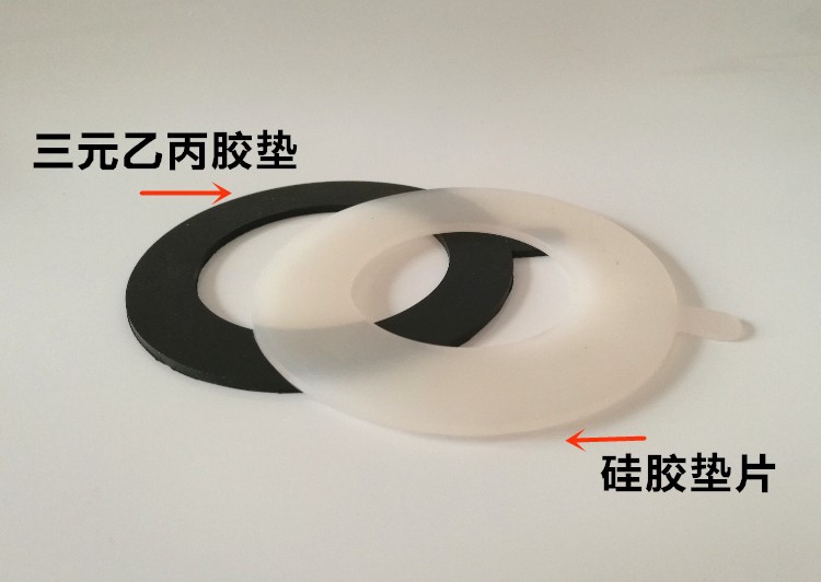排水管道橡胶法兰垫片 3mm厚圆形管道法兰密封专用橡胶垫片示例图4