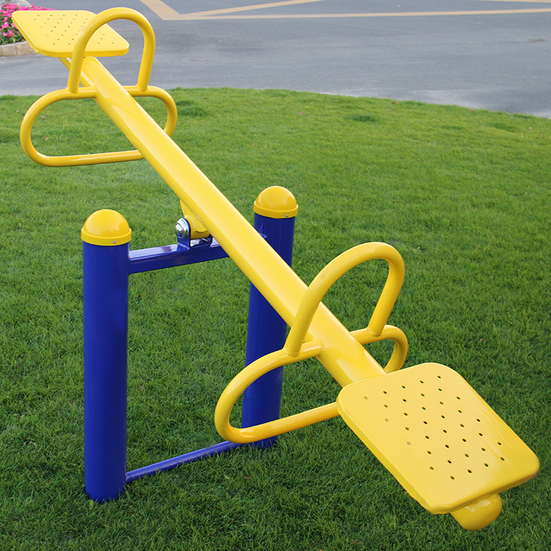 通奥户外运动路径广场小区公园跷跷板室外健身器材儿童双人翘翘板示例图3