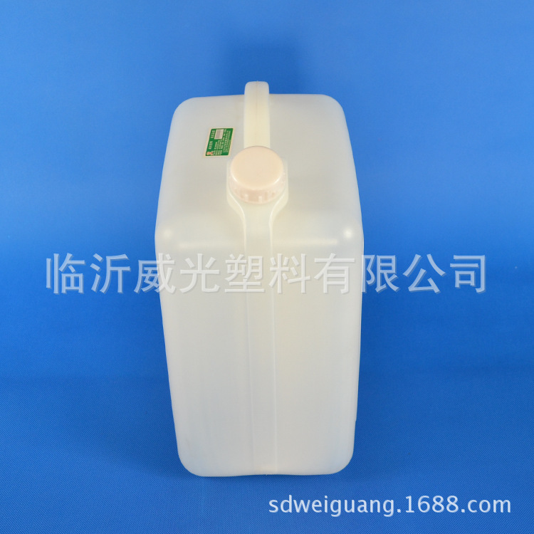 WG15L-1【厂家直销】HDPE15公斤白色民用塑料包装桶方形塑料桶示例图5