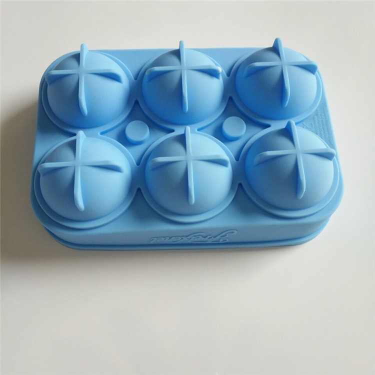 工厂直销 硅胶六连冰球冰格 硅胶蛋糕模 硅胶铲子 硅胶奶油抹刀示例图6