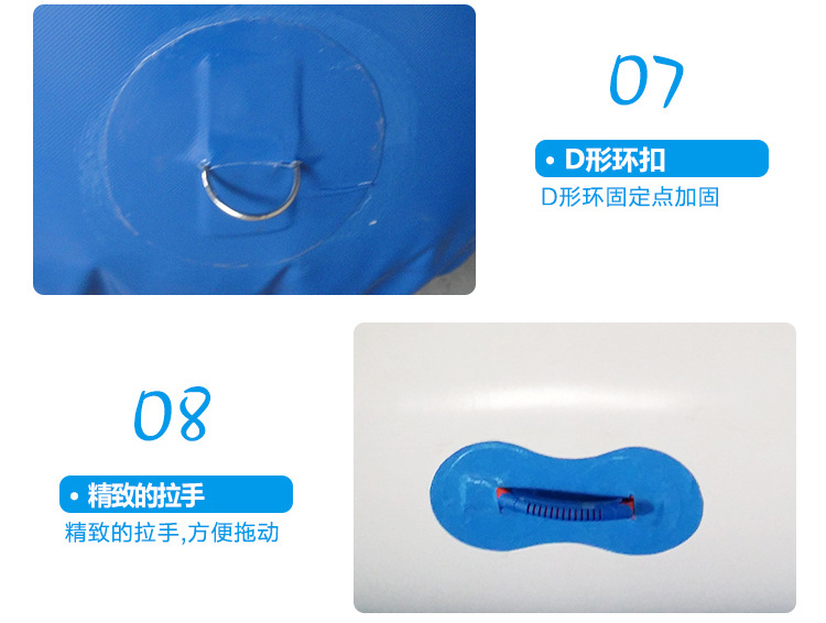 天津华津厂家直销抗寒抗冻大型雪上充气玩具雪地充气香蕉船示例图12