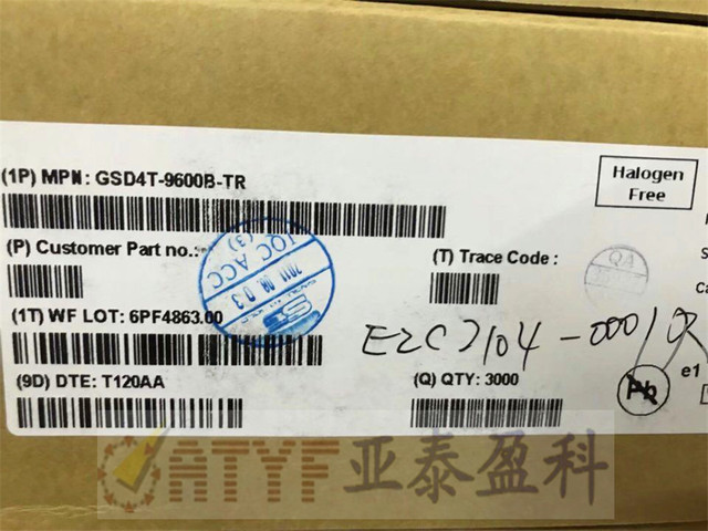 全新原装GSD4T-9600B-TR  集成路IC  封装BGA 亚泰盈科