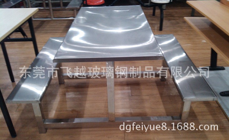 厂家直销快餐店小吃店桌子 4人位玻璃钢餐桌示例图40