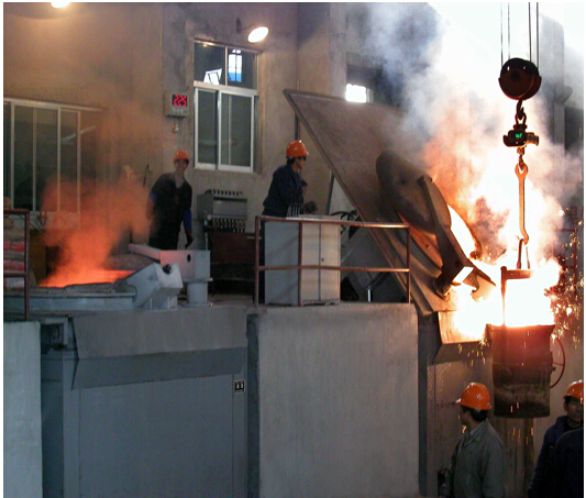 电炉厂家落地式金属熔炼炉 中频熔铁炉 免费熔样图片