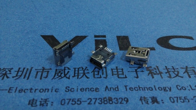 MINI USB 5P焊线式示例图2