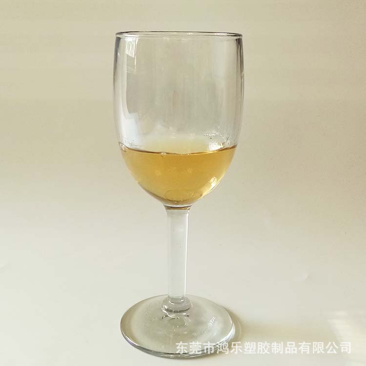 7oz塑料红酒杯厂家定制AS透明塑料葡萄酒杯0913创意杯示例图1