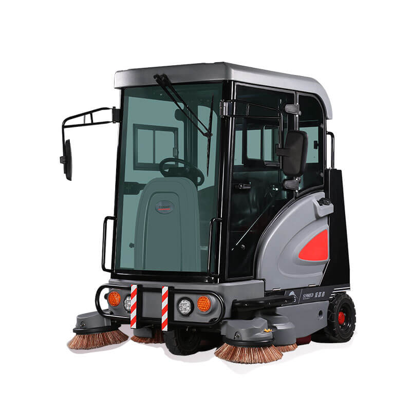 高美S1900ED探路者扫地车 智慧型电动驾驶式扫地车