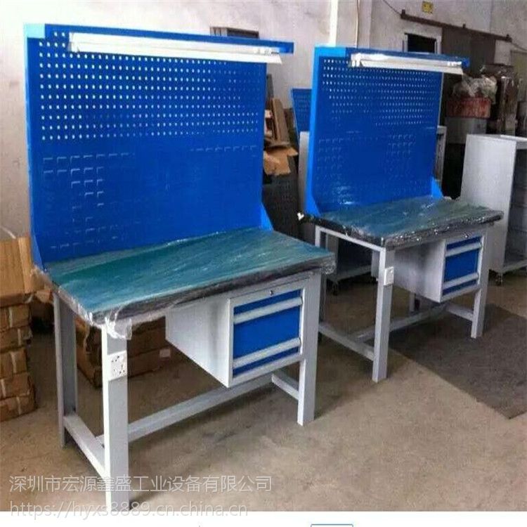 防静电工作台实验室操作台重型工作桌不锈钢办公桌工具桌厂家订制
