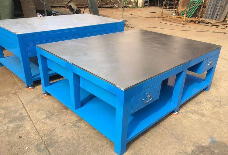 深圳市宏源鑫盛生产钢板工作台 钢板模具工作台 钢板配模工作台
