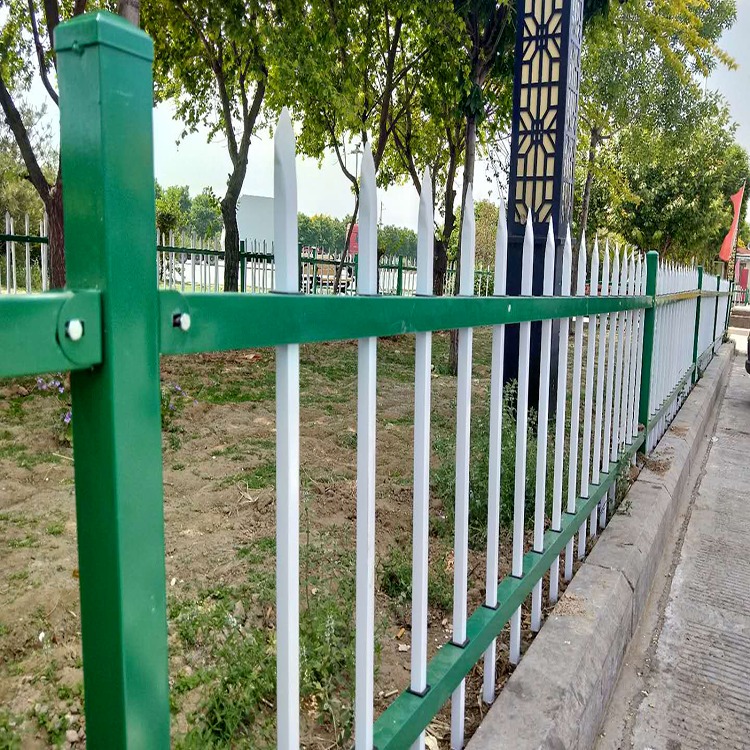 铁艺护栏 小区别墅庭院锌钢护栏围栏定制 户外学校金属围墙锌钢护