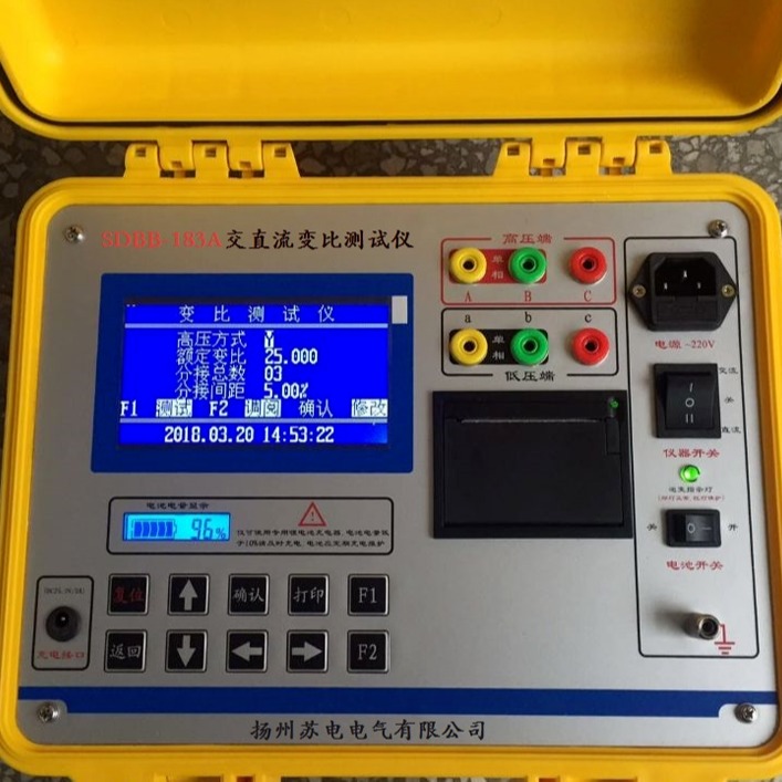 SDBB-183A交直流变压器变比测试仪/变压器变比组别测试仪/变压器检测设备
