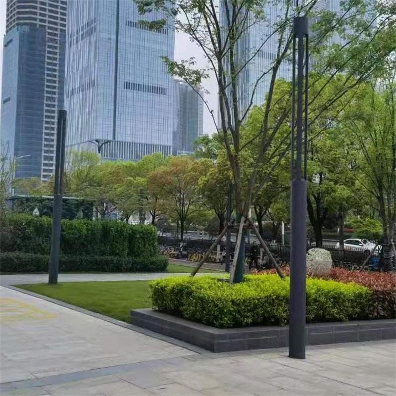 鑫永虹户外景观照明小区3米新型铝制圆柱形现代led大功率庭院灯图片