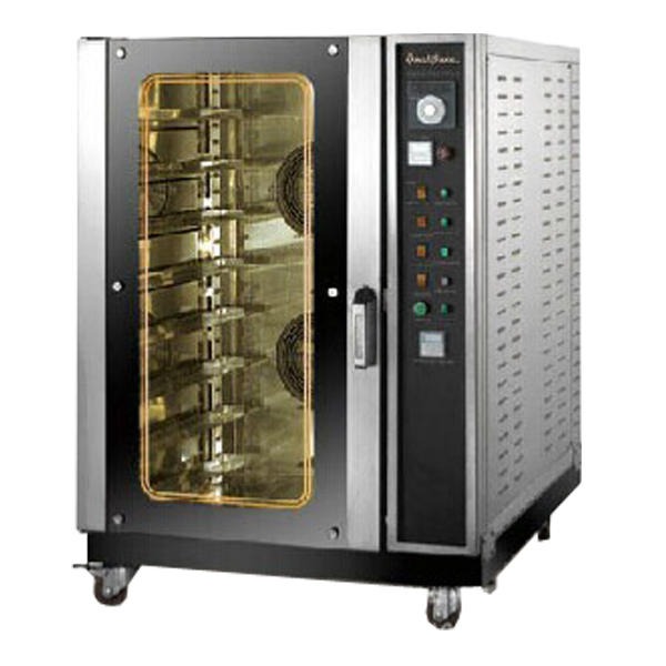 祥兴多功能蒸烤箱全钢10盘烤箱自动喷蒸汽自动控温限温的功能 RXL-10型