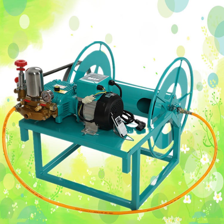 自动收管卷管喷雾器  电动遥控打药机  高压农药喷洒器