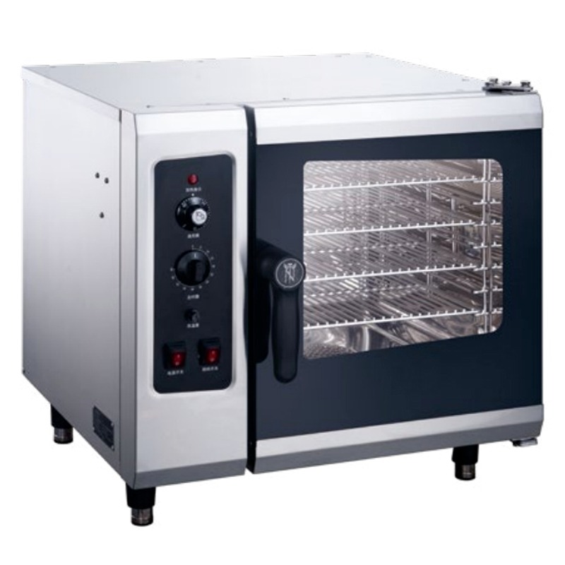 食堂厨房工程设计 机械式热风循环烤箱 NC-0423-M 多功能蒸烤箱 四层热风循环 上海酒店厨房设备 可出口