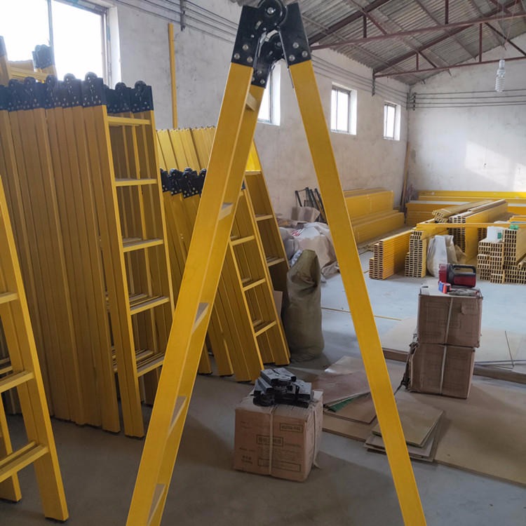 绝缘关节梯 电工梯 玻璃钢梯子GJT-YW 英威关节梯生产 杭州