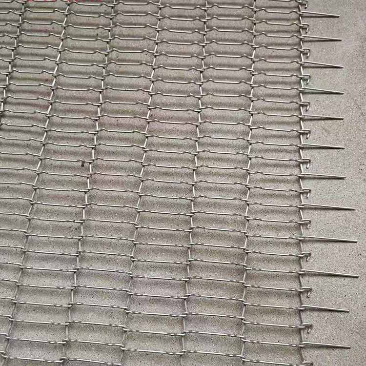 山东厂家专业加工乙型网带 304不锈钢网带耐高温耐腐蚀输送网带图片