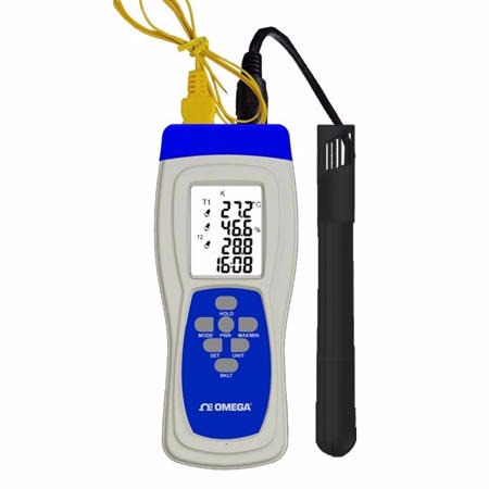 RHXL5SD温湿度计  RHXL5SD美国Omega带有SD卡数据记录器的手持式温度/湿度计
