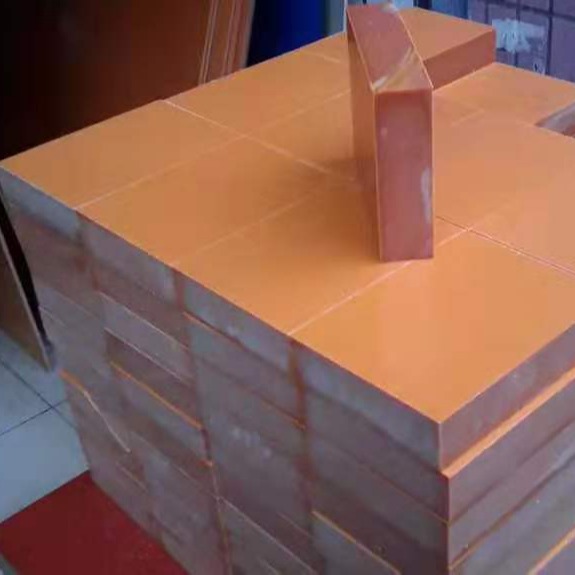 a料A级电木板 电木板加工 雕刻 橘黄色电木 华凯 防静电电木板