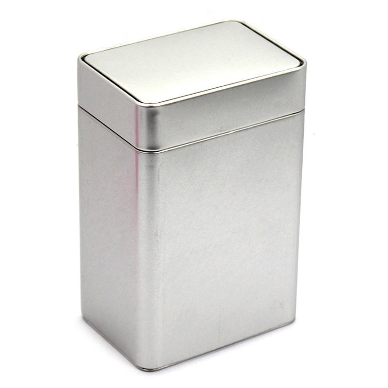 茶叶马口铁罐生产厂家 长方形茶叶铁盒包装定制 茶叶 通用铁罐 麦氏罐业 扣纸皮拍底铁盒子