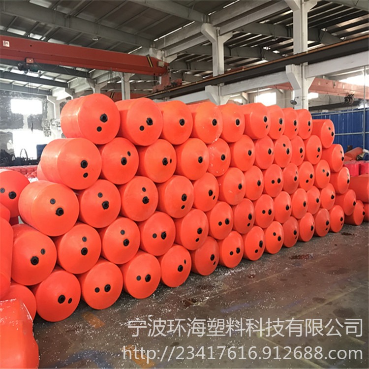惠州海边防鲨网浮筒 海上漂垃圾拦截浮桶 海蜇拦截网浮球图片