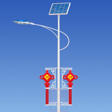 路灯杆装饰灯 6米太阳能中国结路灯厂家批发祥晖户外路灯杆装饰灯具图片