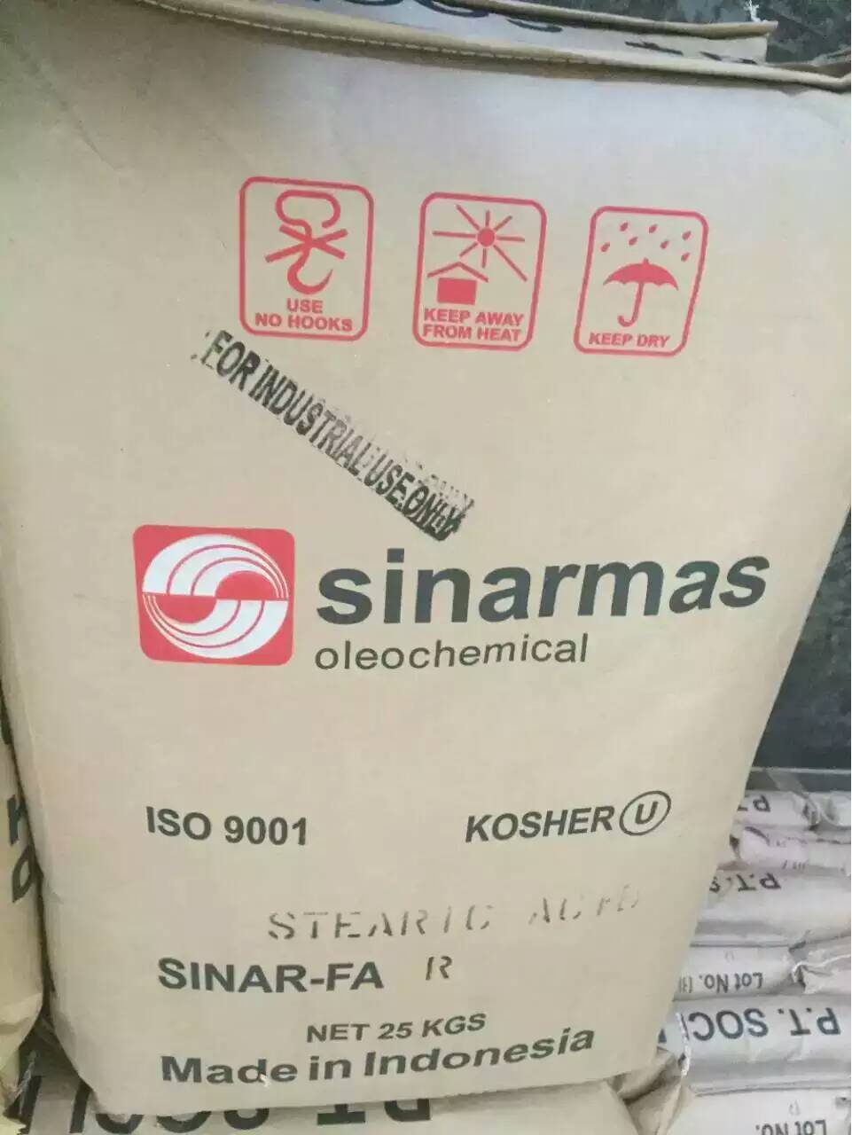 代理供应 印尼金光硬脂酸1801润滑橡塑硫化剂图片