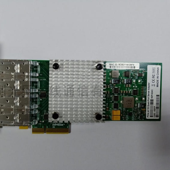 光网在线GW-FIBER PCIe x4四光口千兆SFP以太网服务器适配器基于Intel I350