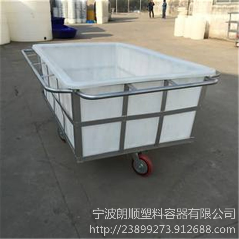 供应1200L塑料布车桶 纺织印染厂专用推布车布车桶图片