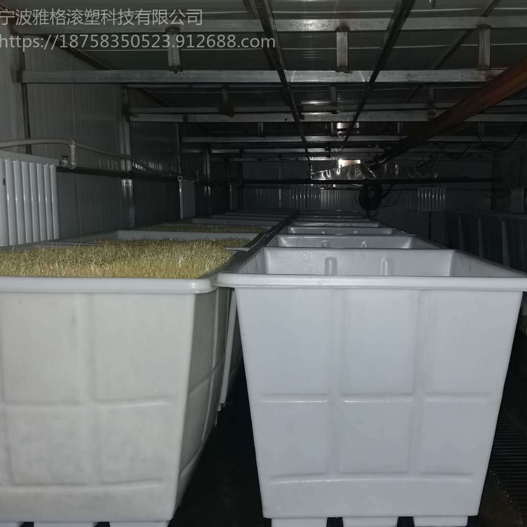 雅格豆芽种植桶 豆芽工厂专用塑料孵化桶 加厚耐高温培育方桶圆桶