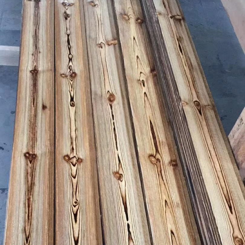 碳化木板烤漆桑拿板厂家直销 素板免漆桑拿板百米批发烤漆板