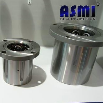 ASMI品牌直线轴承 带法兰 开口型 加长型 耐高温 钢保直线轴承LMF80GA图片