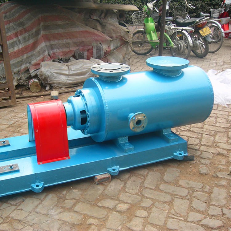 焊接保温三螺杆泵 SNH440R46E6.7YW2 津远东 带保温夹套  乳化沥青泵