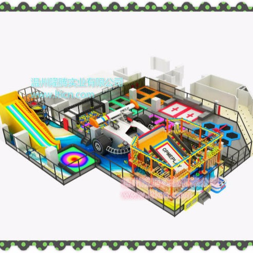 大型室内体能 概念主题综合体 小勇士体验式儿童乐园 网红项目