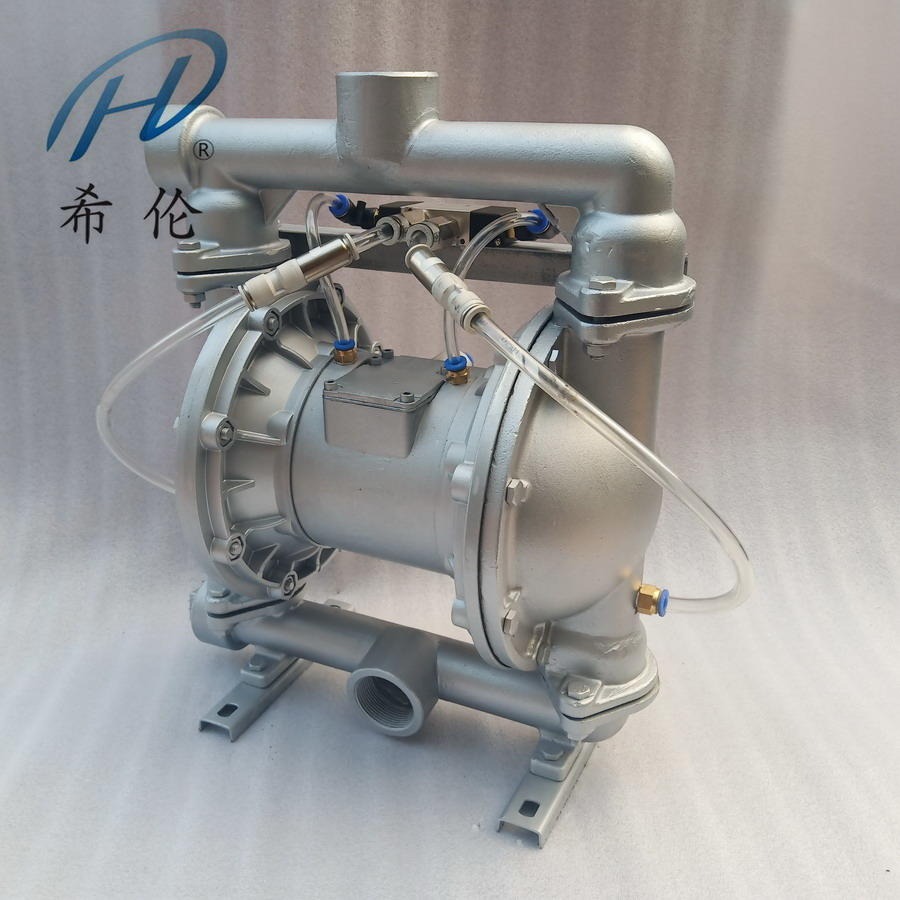 碳化硼超细粉体输送隔膜泵 小型粉体输送泵 QXL-40经济实惠气动隔膜泵图片