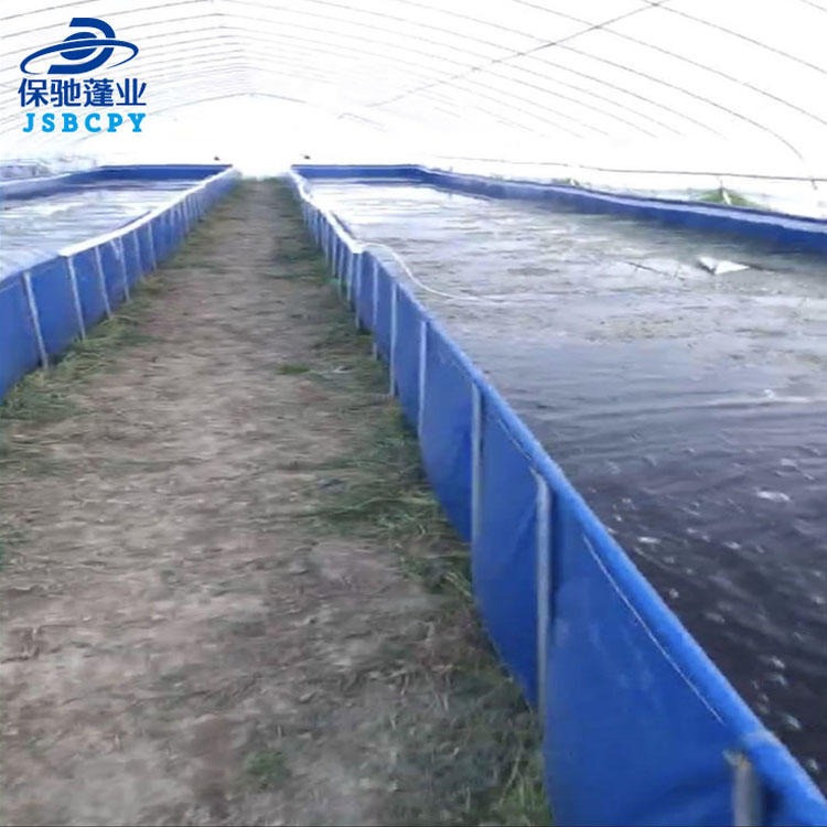 上海新款折叠帆布鱼池防渗漏蓄水池加厚刀刮布水袋大型涂层篷布养殖池