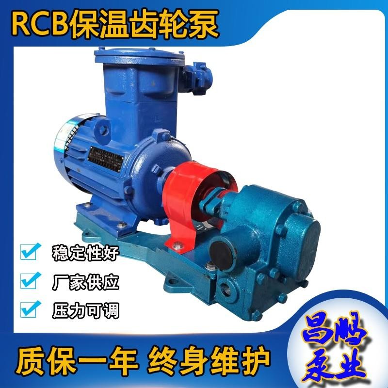 沥青保温齿轮泵RCB3-0.36 石蜡树脂泵 保温夹套齿轮泵