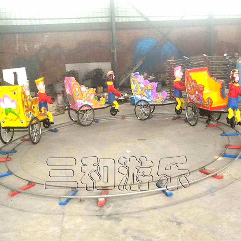 6车猴子拉车游乐设备  广场车游乐设备  猴子拉车视频