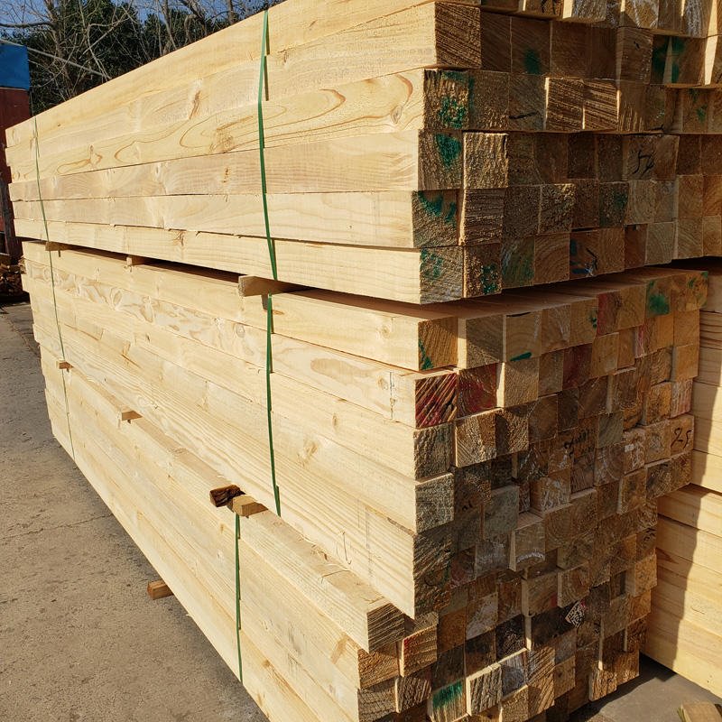 邦皓木材厂家加工批发新西兰松木方90*90可定制规格木条板材图片