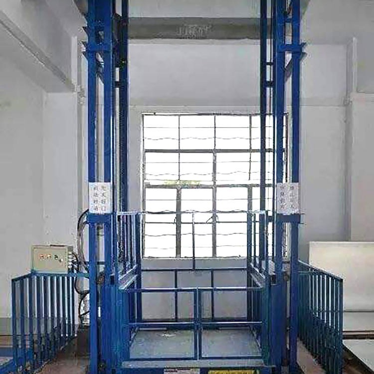 上门测量安装双轨货梯 电动液压导轨式升降平台 家用电梯 小型简易升降货梯 齐力