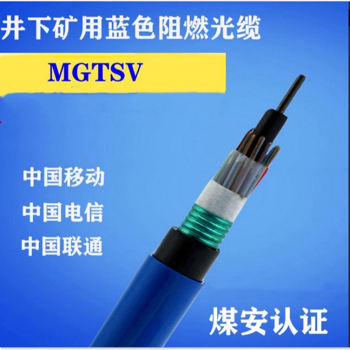 MGTSV-12B矿用单模光缆12芯铠装光缆 MGTS矿用阻燃光缆