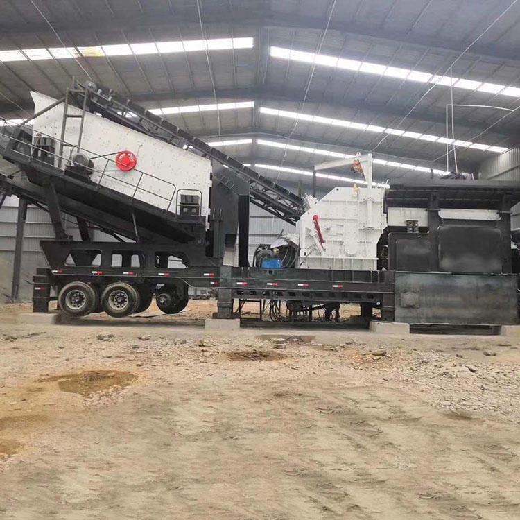 移动式建筑垃圾制砂机 车载移动制砂设备生产线 移动式大型矿用石子制砂机