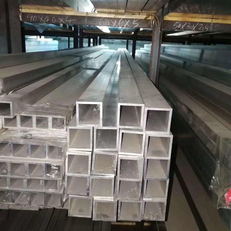 工业铝方管 阳极氧化铝方管 方铝管型材 工业铝型材