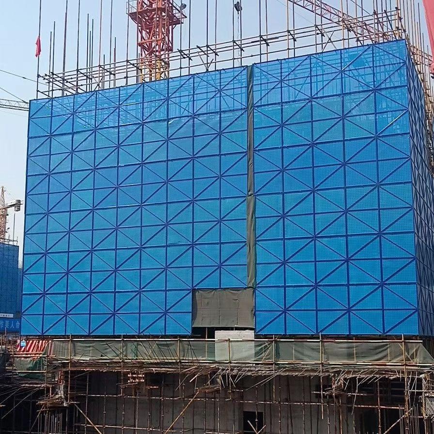 铝板爬架网片   建筑 安全防护网  爬架网厂家  工地爬架网  施工安全网