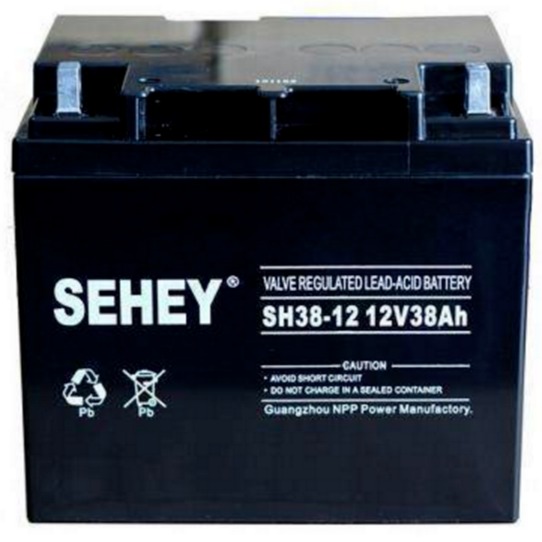 SEHEY西力蓄电池12V38AH SEHEY 西力SH38-12蓄电池 EPS UPS电源消防专用