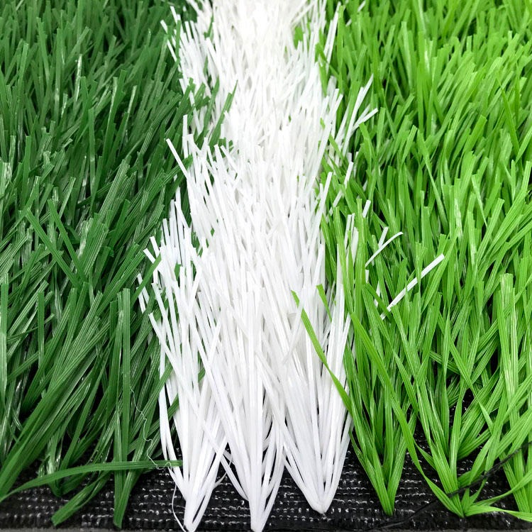 青岛博翔远 足球场人造草坪厂家 足球场草坪 足球场专用草坪 深浅搭配 送接缝布图片