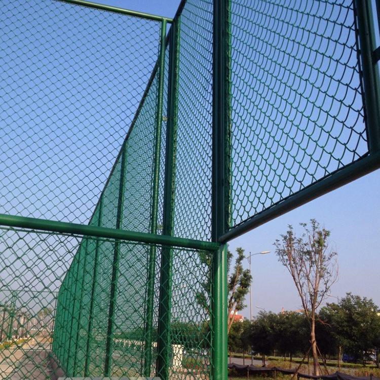龙岩焊接式运动场围网   迅鹰厂家生产定做排球场四周围网   厂家指导安装体育场勾花网