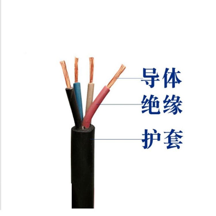 MYQ矿用照明线MYQ3芯轻型软电缆3*1.5