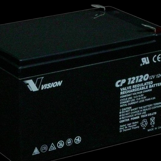 威神蓄电池CP12120  威神蓄电池12V12AH 铅酸性免维护电池 储能应急电池